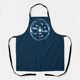 Underwater Meditation Swimming With Sharks Apron