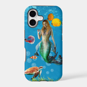 Underwater Mermaid Treasure Hunt Fantasy Blue