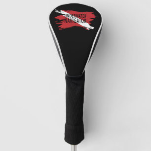 Underwater Navigator, Diver Down Flag, Scuba flag Golf Head Cover