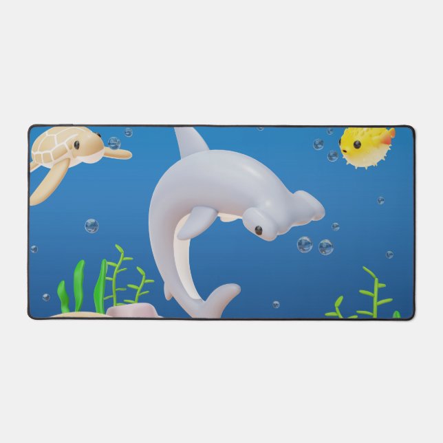 Underwater Oasis Desk Mat (Front)