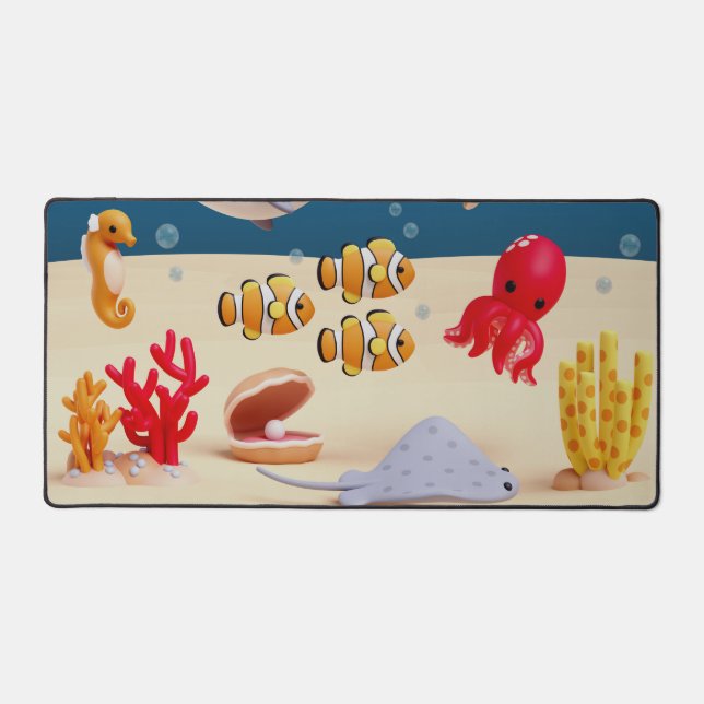 Underwater Oasis Desk Mat (Front)