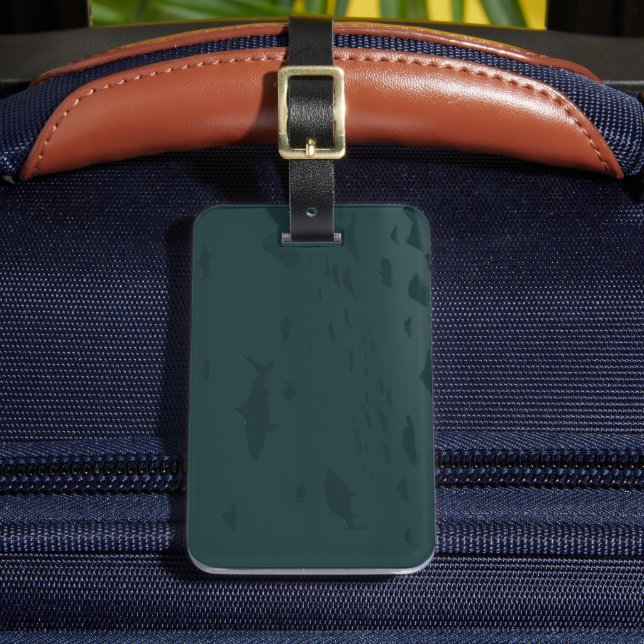 Underwater Ocean Scene  Luggage Tag (Front Insitu 2)