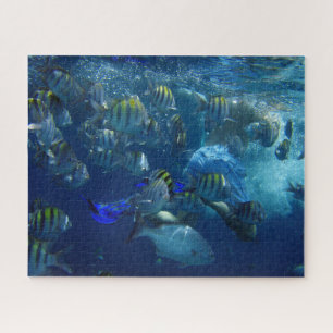 Underwater Ocean Sea Fish Diving Jigsaw Puzzle