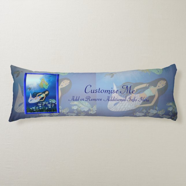 Underwater Play (Mermaid) Body Cushion (Front)