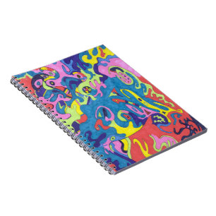 "Underwater Playground" Abstract Art Notebook