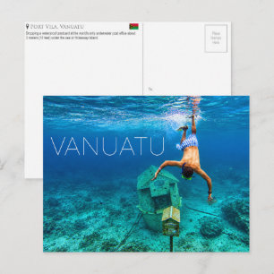 Underwater PO, Port Vila, Vanuatu Travel Postcard