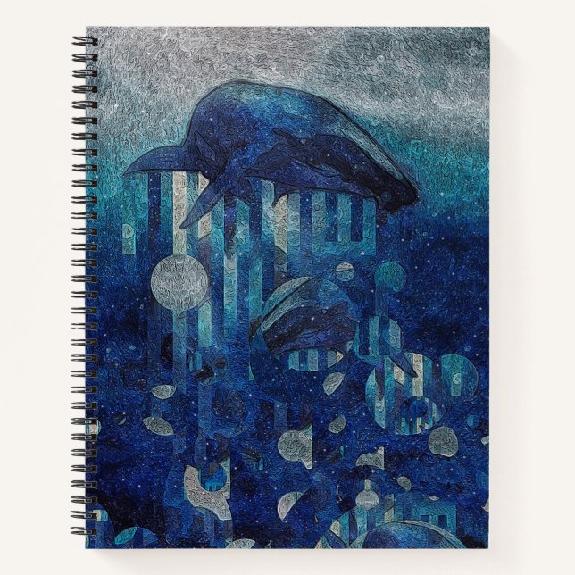 Underwater  Queen Notebook (Front)