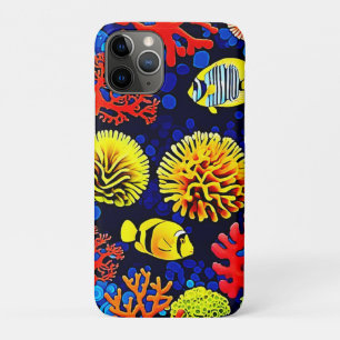 Underwater Reef Life Bright Design iPhone 11 Pro Case