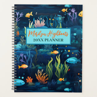 Underwater Reef with Fish Planner