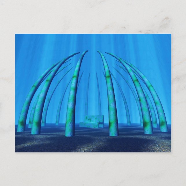 underwater resting place postcard (Front)