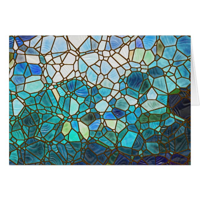 Underwater scene stained glass (Front Horizontal)