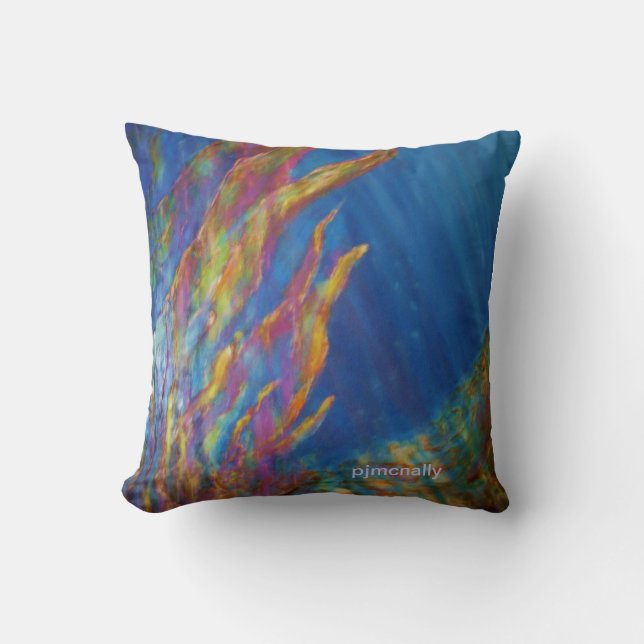"Underwater Sea" Cushion (Front)