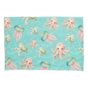 Underwater Sea Life Pillowcase