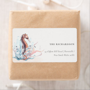 Underwater Seahorse Seaweed Coral  Address