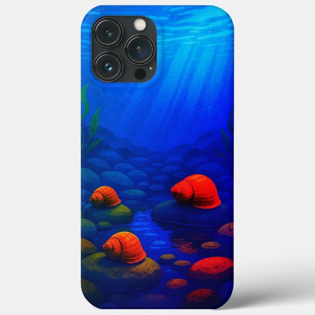 Underwater Snail Case-Mate iPhone Case (Back)