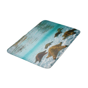 Underwater Starfish Bath Room Rug Mat Home Decor