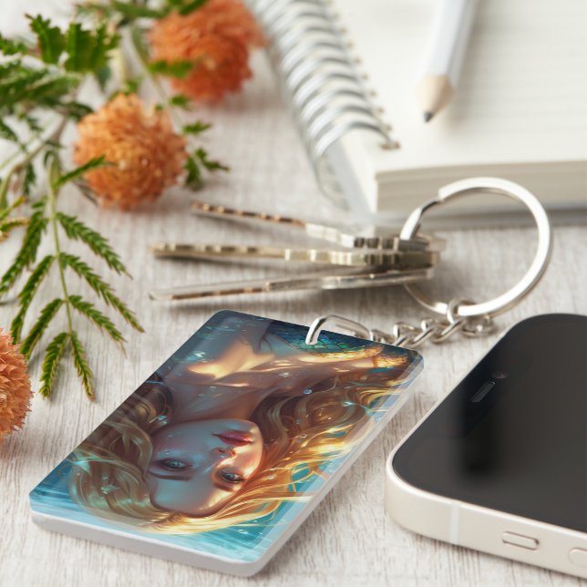 Underwater sunshine  key ring (Front Right)