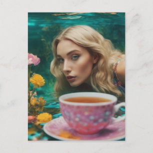 Underwater Tea Postcard