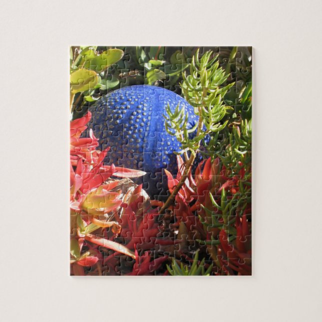Underwater Theme Succulent Plant Garden Jigsaw Puzzle (Vertical)