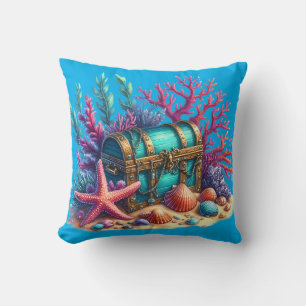 "Underwater Treasure" Cushion
