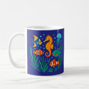 Underwater Tropical Fish - Marine Life Coffee Mug