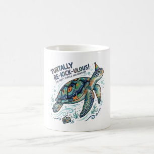 Underwater Turtle Party Coffee Mug