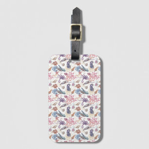 Underwater Watercolor Composition Series Design 1 Luggage Tag