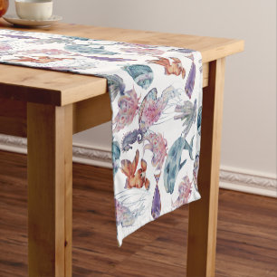Underwater Watercolor Composition Series Design 2  Short Table Runner