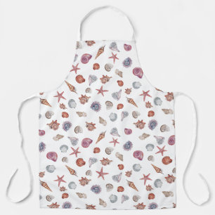 Underwater Watercolor Composition Series Design 4 Apron