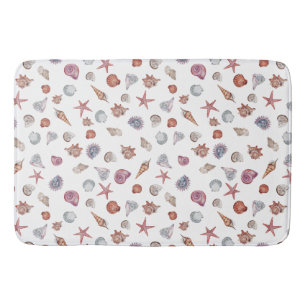 Underwater Watercolor Composition Series Design 4  Bath Mat