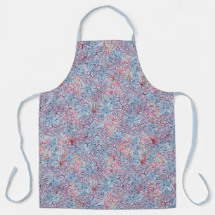Underwater Watercolor Composition Series Design 5 Apron