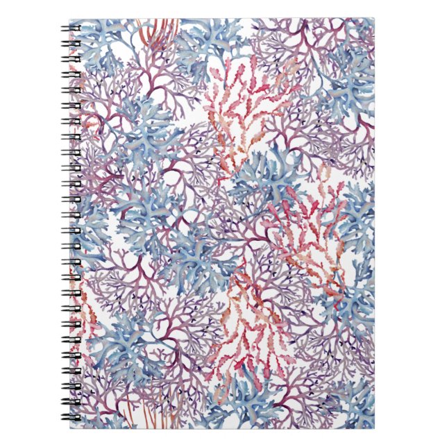Underwater Watercolor Composition Series Design 5 Notebook (Front)