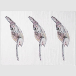 Underwater Watercolor Series Design 14 Tissue Paper