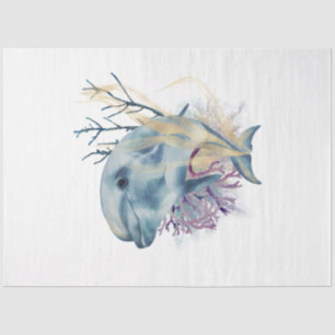 Underwater Watercolor Series Design 3 Tissue Paper
