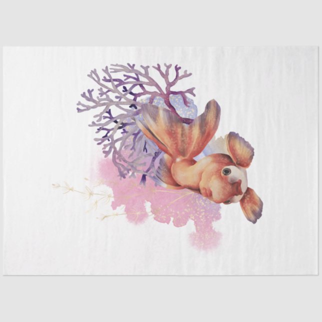Underwater Watercolor Series Design 4 Tissue Paper (Front)