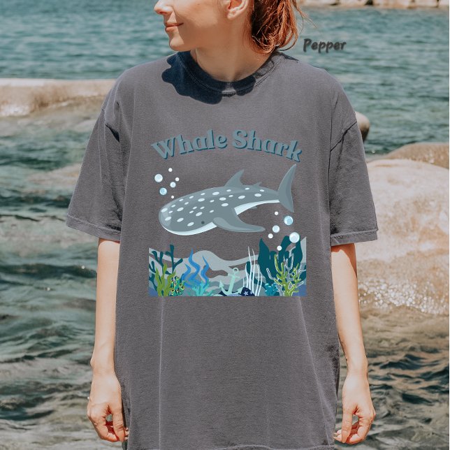 Underwater Whale Shark, Love the Ocean, Sea Lover T-Shirt (Creator Uploaded)