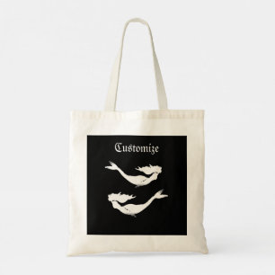 Underwater White Mermaid Swimming Thunder_Cove Tote Bag