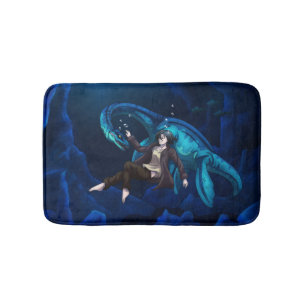 Underwater with a Plesiosaurus Bath Mat