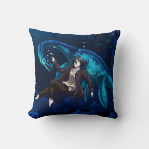 Underwater with a Plesiosaurus Cushion