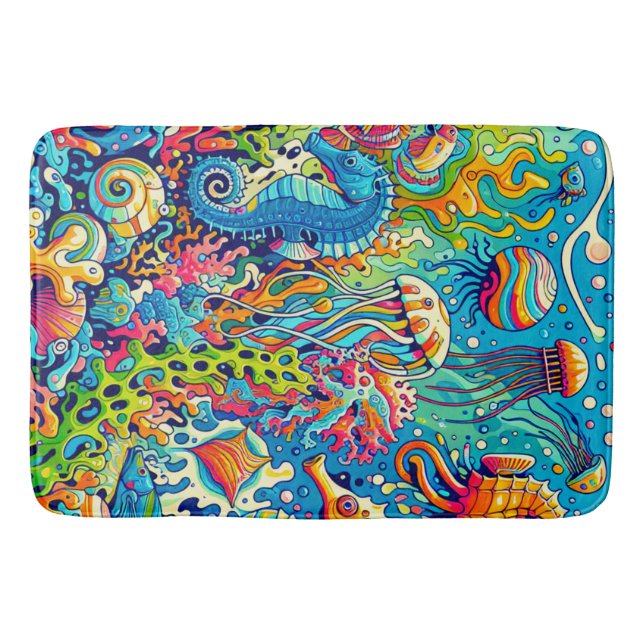 Underwater Wonderland Bath Mat (Front)