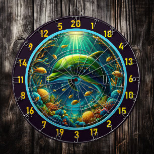 Underwater Wonders Dolphin Dartboard Delight