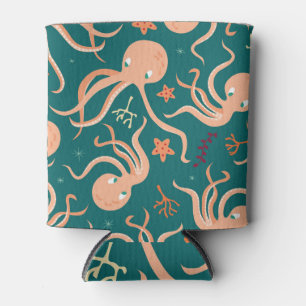 Underwater Wonders: Octopus Starfish Dance Can Cooler