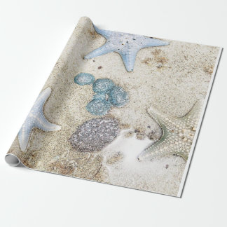  underwater world of coloured starfish wrapping pa paper