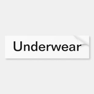 Underwear Drawer Label/ Bumper Sticker