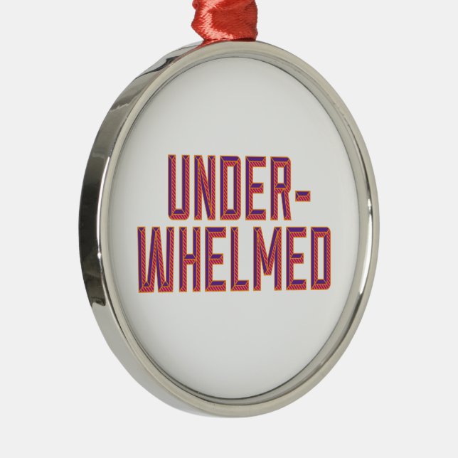 Underwhelmed Metal Tree Decoration (Right)