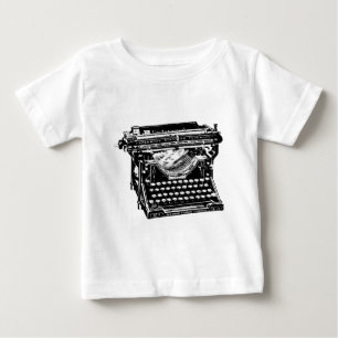 Underwood Typewriter Writer Baby T-Shirt