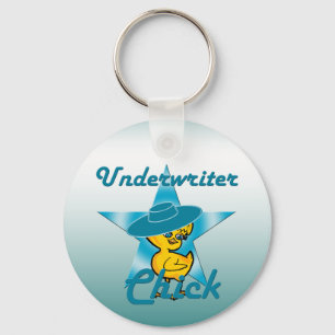 Underwriter Chick #7 Key Ring
