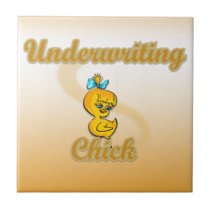 Underwriting Chick Ceramic Tile