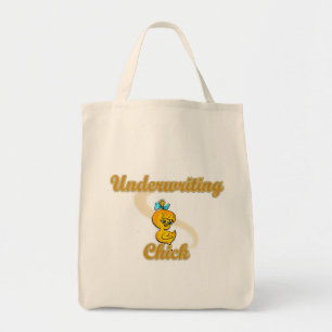 Underwriting Chick Tote Bag