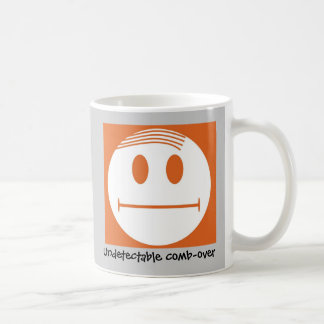 Undetectable comb-over coffee mug